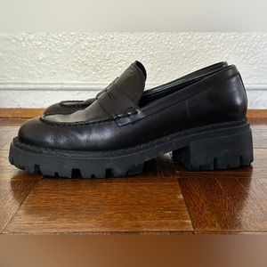 Free People Lyra lug sole loafers sz 10